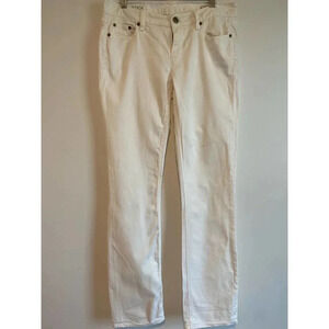 J.Crew Matchstick White Jeans